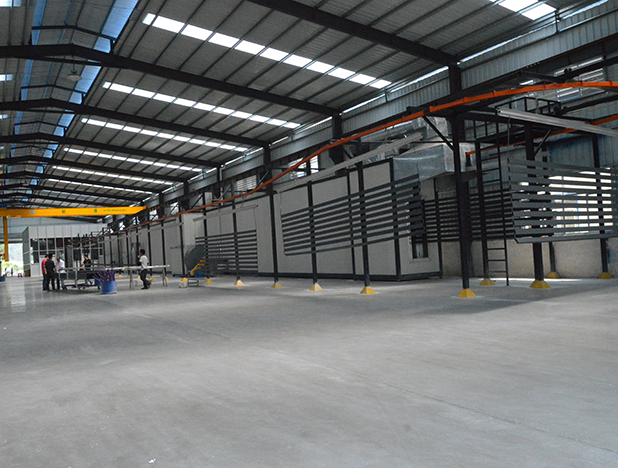 2017: Established powder coating workshop